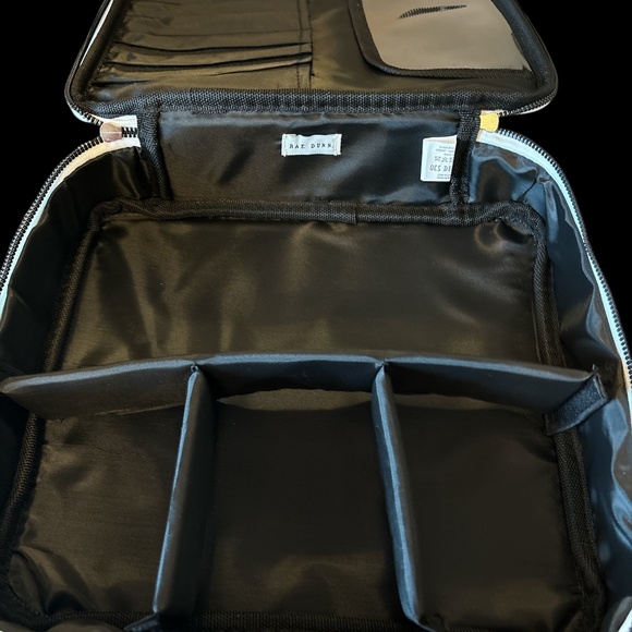 Rae Dunn Makeup Case in Black" ORGANIZE" - Picture 2 of 4